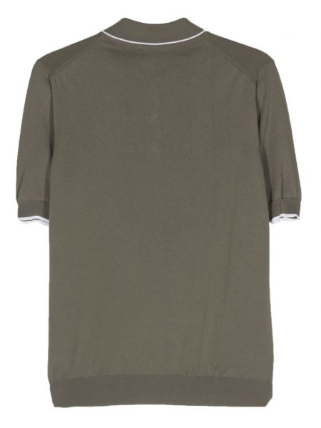 Medvilninis polo marškinėliai Peserico žalia