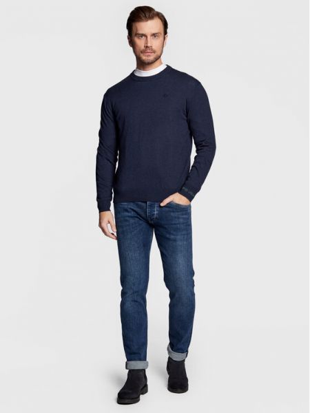 Длинный свитер Pepe Jeans синий