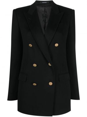 Kashmir lang blazer Tagliatore svart