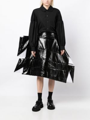 Asymetrické sukně Comme Des Garçons černé