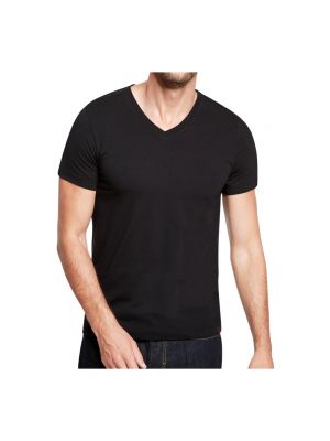 T-shirt mit v-ausschnitt Strellson schwarz