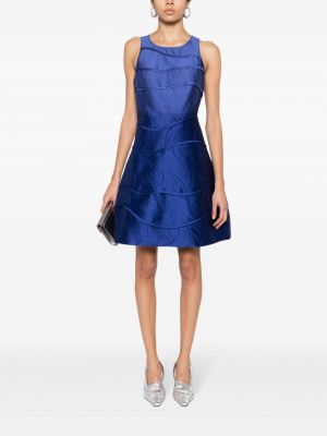 Sukienka koktajlowa bez rękawów Giorgio Armani niebieska