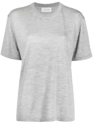 Вълнена тениска Armarium сиво