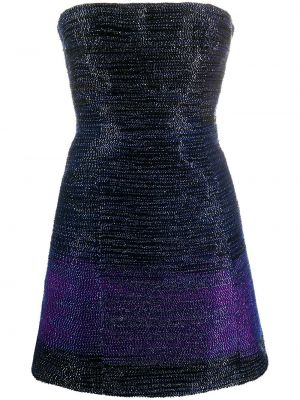 Mini vestido con escote pronunciado Gianfranco Ferré Pre-owned azul
