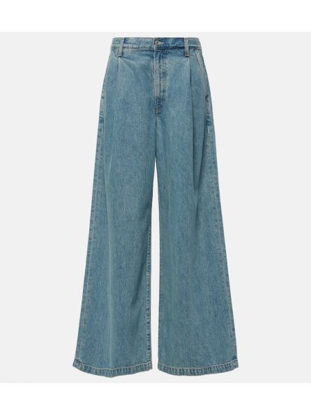 Low waist jeans ausgestellt Agolde blau