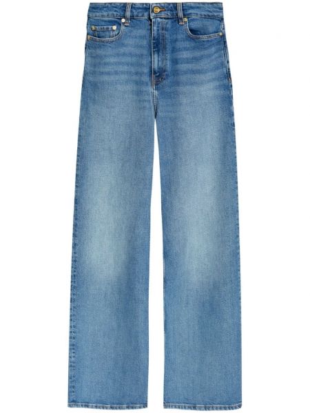 Stretch jeans Ganni blå