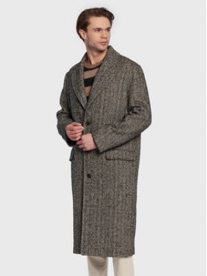 Priliehavý kabát Sisley sivá