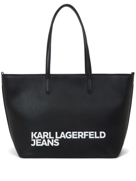 Store poser Karl Lagerfeld Jeans sort