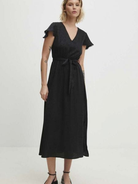 Sukienka midi Answear Lab czarna