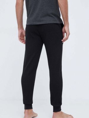 Bavlněné kalhoty Tommy Hilfiger černé