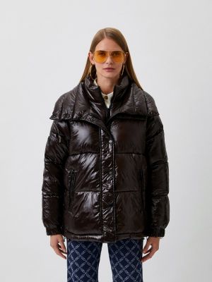 Утепленная демисезонная куртка Michael Michael Kors коричневая