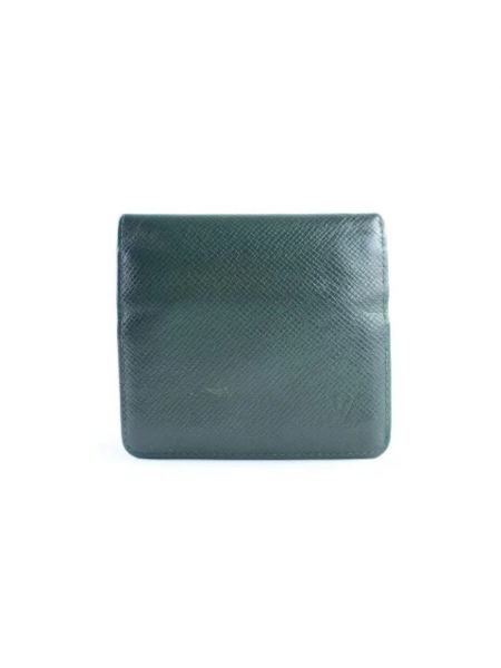 Portefeuille en cuir Louis Vuitton Vintage vert