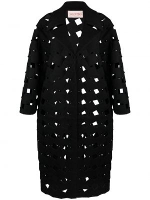 Cappotto di lana Valentino Garavani nero