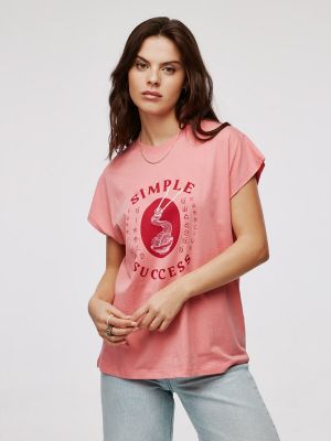 Camiseta manga corta Jack & Jones rosa