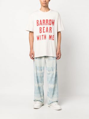 T-shirt aus baumwoll mit print Barrow beige