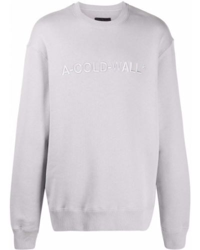 Sweat brodé A-cold-wall* gris