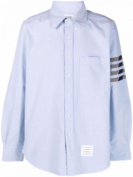 Camisa con botones Thom Browne azul