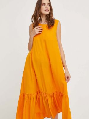 Midi haljina Answear Lab narančasta