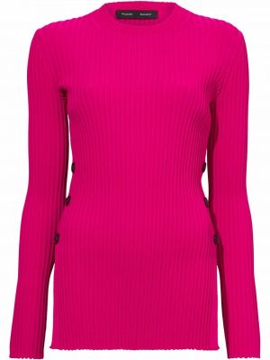 Pullover mit geknöpfter Proenza Schouler pink