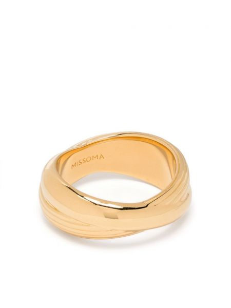 Χρυσό δαχτυλίδι chunky Missoma χρυσό