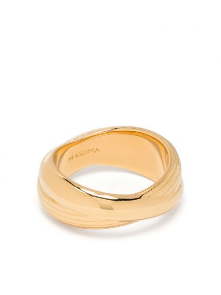 Chunky goldring Missoma gold