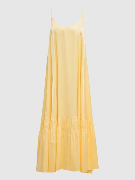 Атласна сукня Aeron жовта
