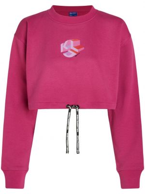 Sweatshirt mit print Karl Lagerfeld Jeans pink