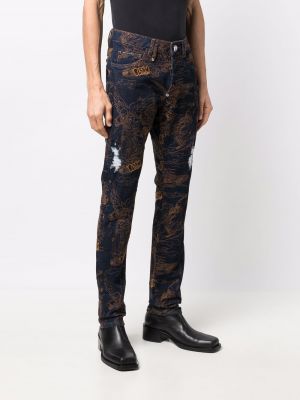 Skinny džíny s výšivkou Philipp Plein