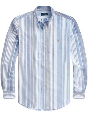 Medvilninis siuvinėtas polo marškinėliai su sagomis Polo Ralph Lauren