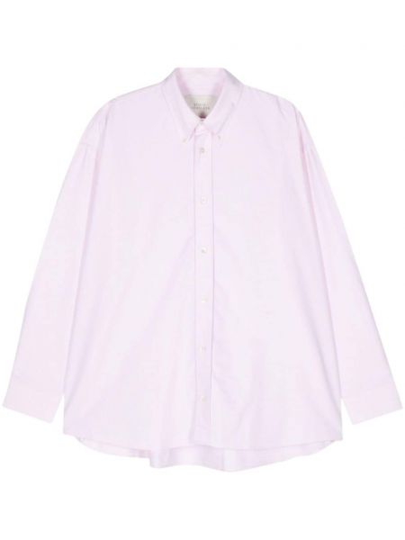 Памучна риза бродирана Studio Nicholson розово