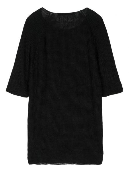 Плетен пуловер Forme D'expression черно