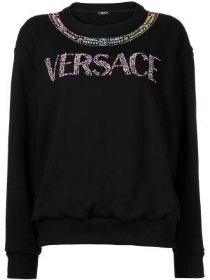 Суитчър с кристали Versace черно