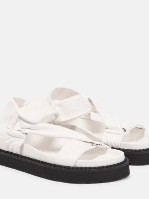 Sandale din piele cu platformă Isabel Marant alb