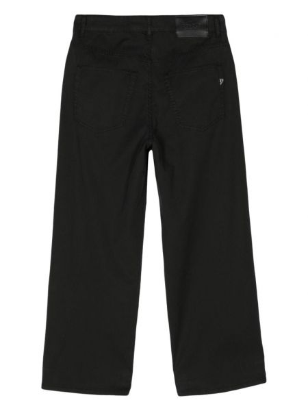 Rovné kalhoty Dondup černé