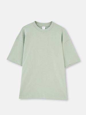 Oversize polo krekls ar īsām piedurknēm Dagi zaļš