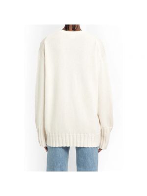 Sweter z okrągłym dekoltem Khaite biały