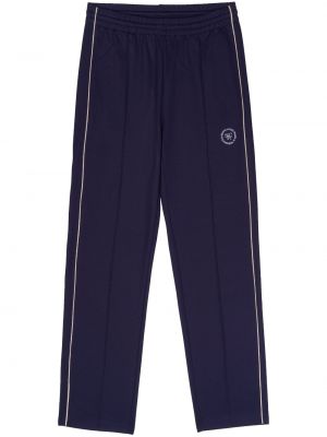 Pantaloni ricamati Sporty & Rich blu