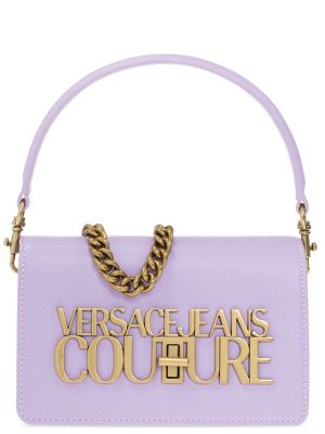 Джинсовая сумка Versace Jeans Couture, фиолетовая