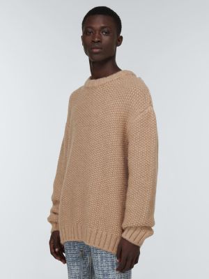 Пуловер от алпака вълна Givenchy бежово