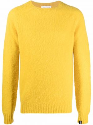 Jersey de tela jersey de cuello redondo Mackintosh amarillo