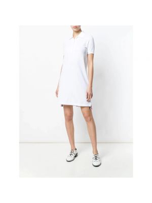 Sukienka mini w paski Thom Browne biała