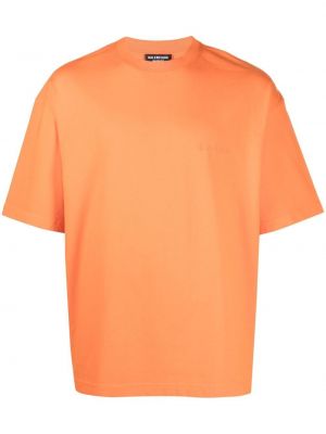 T-shirt ricamato Balenciaga arancione