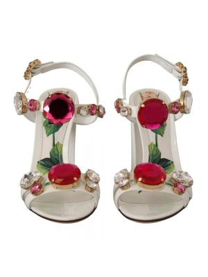 Sandalias con estampado de cristal Dolce & Gabbana
