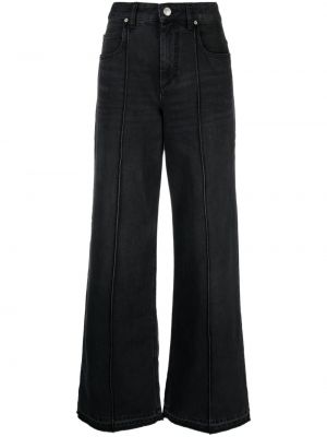 Jeans a zampa a vita alta Isabel Marant nero
