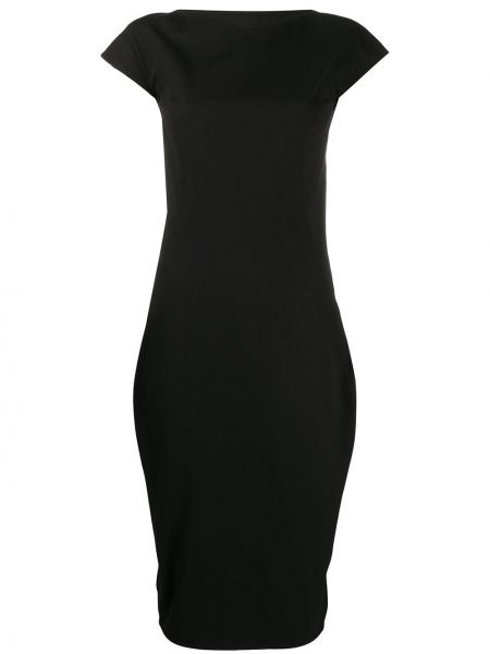 Kleid mit rückenausschnitt Rick Owens schwarz