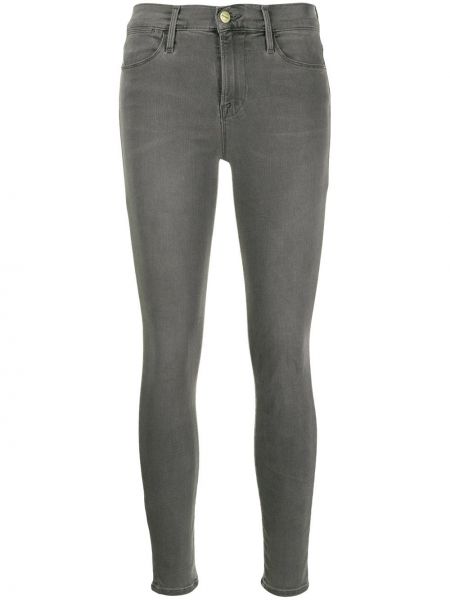 Høy midje jeans 7/8 Frame grå