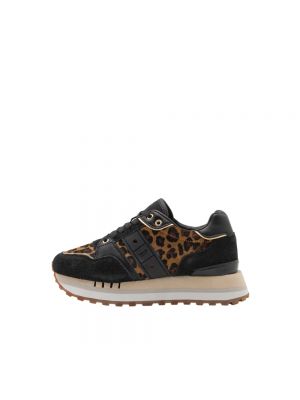 Chaussures de ville à imprimé léopard Blauer marron
