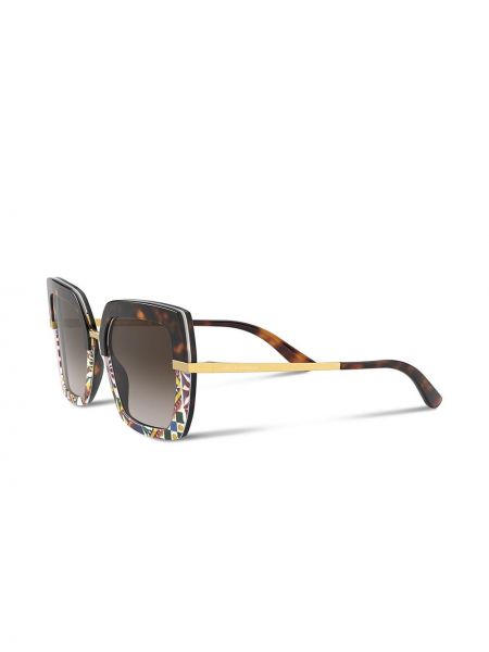 Sonnenbrille mit print Dolce & Gabbana Eyewear