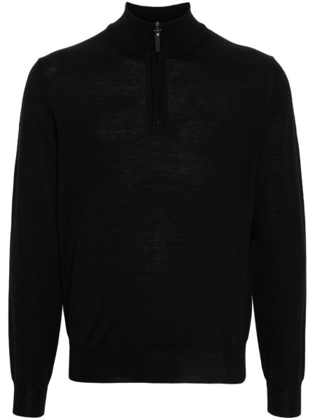 Kort sweater Canali sort