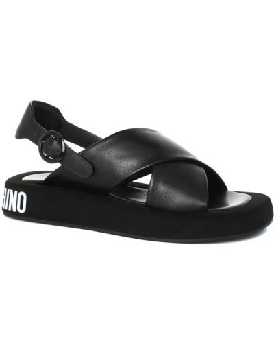 Черные сандалии Love Moschino